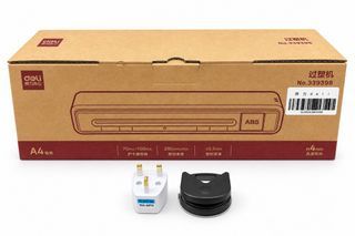 Deli A4 Laminator Machine 33939S | Fast 4-Min Preheat | Home Office School Use