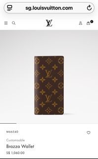 Louis Vuitton BRAZZA Wallet with Box and Dust Bag