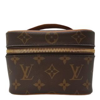 Louis Vuitton Monogram Nano Brown Vanity Case in Canvas Gold hardware