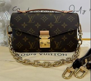 Louis Vuitton Monogram Pochette Metis Chain Bag