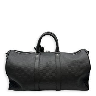 Louis Vuitton Neo Kendall 50cm Black Duffle Bag in Damier Infini Silver hardware