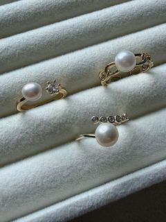 Freshwater Pearl 925 Sterling Silver Ring – Elegant Minimalist Design