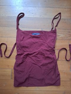Brandy Melville Burgundy Strap Tank Top